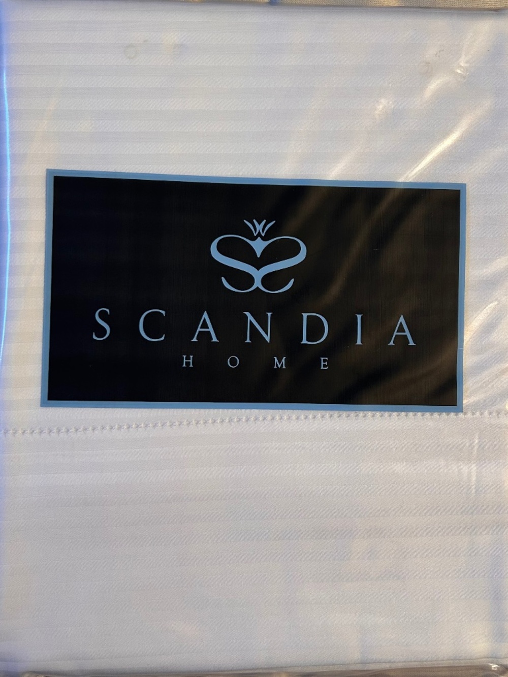 Scandia Home Savoia White King Pillowcases